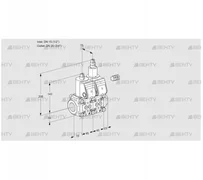 VCS1E15R/20R05NLWR/PPPP/PPPP (88105531) Сдвоенный газовый клапан Kromschroder