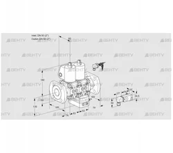 VCV3E50F/50F05NVKWL/PPPP/2-PP (88105782) Клапан с регулятором соотношения Kromschroder