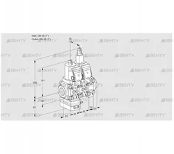 VCD1T25N/25N05D-100LVQGR/PPPP/PPPP (88106832) Регулятор давления Kromschroder