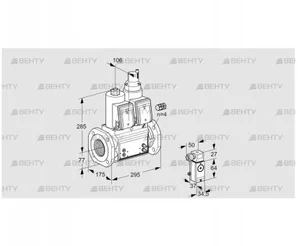 VCS665F05NLWR3B/3-MM/4-2- (88206637) Сдвоенный газовый клапан Kromschroder