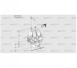 VCG2E50R/50R05FNGEVWR/PPPP/PPPP (88104362) Клапан с регулятором соотношения Kromschroder