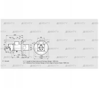 BIO 65HB-1200/1085-(34)EB (84199185) Газовая горелка Kromschroder