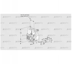 VAS3-/50F/NK (88032158) Газовый клапан Kromschroder