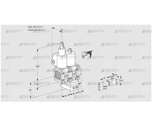 VCD1E25R/25R05FLD-25WL/MMPP/2-MM (88105151) Регулятор давления Kromschroder