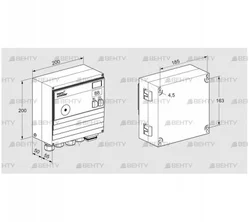 BCU460-3/1LW3GBS2B1/1 (88611488) Блок управления горением Kromschroder