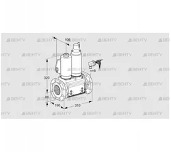 VCS780F05NLWSLB/PPPP/PPPP (88203873) Сдвоенный газовый клапан Kromschroder