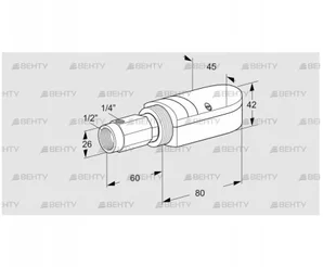 UVS 10D3 (84315207) УФ датчик пламени Kromschroder