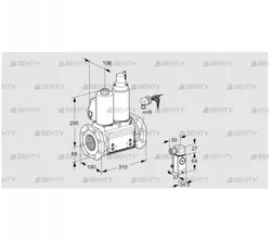 VCS780F05NLQLB/PPPP/P4PP (88205111) Сдвоенный газовый клапан Kromschroder