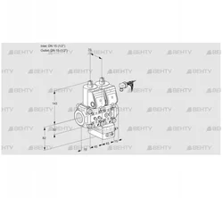 VCG1E15R/15R05NGEQR/MMPP/PPPP (88102771) Клапан с регулятором соотношения Kromschroder