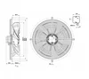 Осевой вентилятор ebmpapst S4E500BJ0102