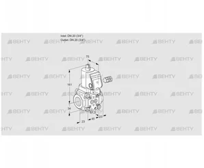 VAN120R/NQGR (88016020) Сбросной газовый клапан Kromschroder