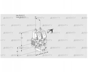 VCD1E25R/25R05FND-50WR/PPPP/PPPP (88105165) Регулятор давления Kromschroder