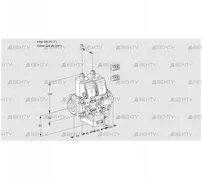 VCH1E25R/20R05NHEVWR3/PPPP/PPPP (88102558) Клапан с регулятором расхода Kromschroder