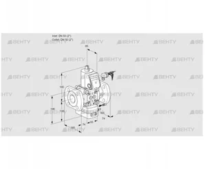 VAG350F/NWAE (88025137) Газовый клапан с регулятором соотношения Kromschroder