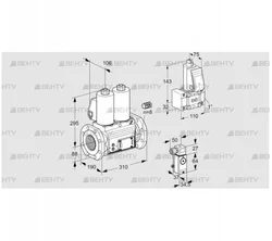 VCS780F05NNWL3E/P3Z-/4-MP (88207732) Сдвоенный газовый клапан Kromschroder