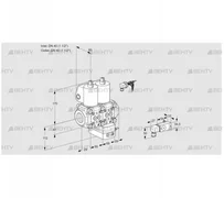 VCG2E40R/40R05NGEWL/PPPP/2-PP (88103193) Клапан с регулятором соотношения Kromschroder