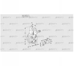 VAN125R/NW (88021421) Сбросной газовый клапан Kromschroder