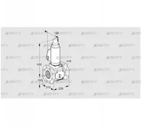 VAS8T100A05LKGLB/PP/PP (88206832) Газовый клапан Kromschroder