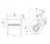 Центробежный вентилятор ebmpapst D2E097BK6648