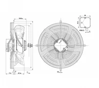 Осевой вентилятор ebmpapst S4E350BN0237