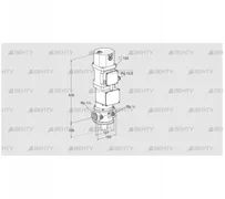 VK 40R10W6XA43D (85315018) Газовый клапан с приводом Kromschroder