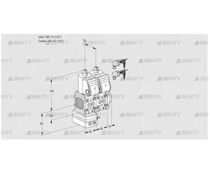 VCD1E15R/15R05FD-50NWR6/PPPP/PPPP (88105663) Регулятор давления Kromschroder