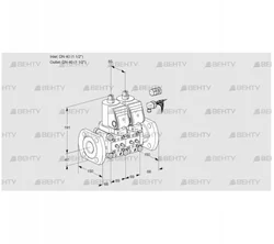 VCS2E40F/40F05NNQSR3/MMMM/PPPP (88105686) Сдвоенный газовый клапан Kromschroder