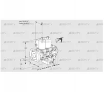 VCG3E50F/50R05NGEVWL/PPPP/PPPP (88107527) Клапан с регулятором соотношения Kromschroder